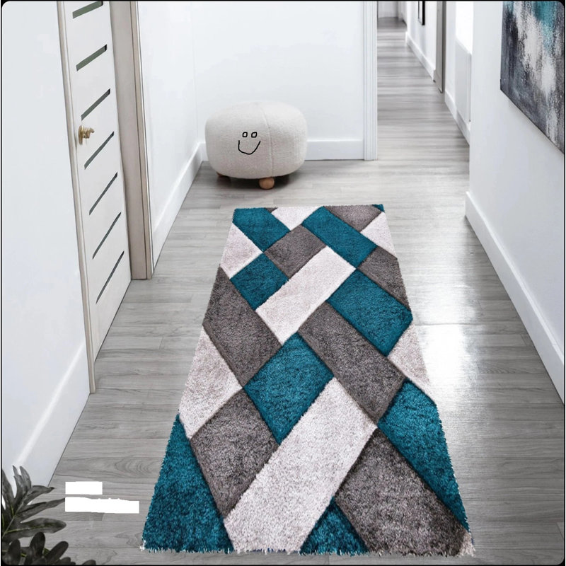 Shag Area Rug, Rectangle 80 x 150 cm
