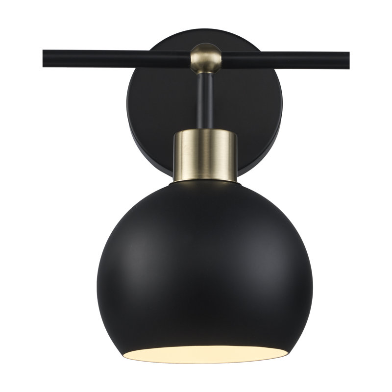 Éclairage pour meuble-lavabo à intensité variable Pupo, Noir, 3
