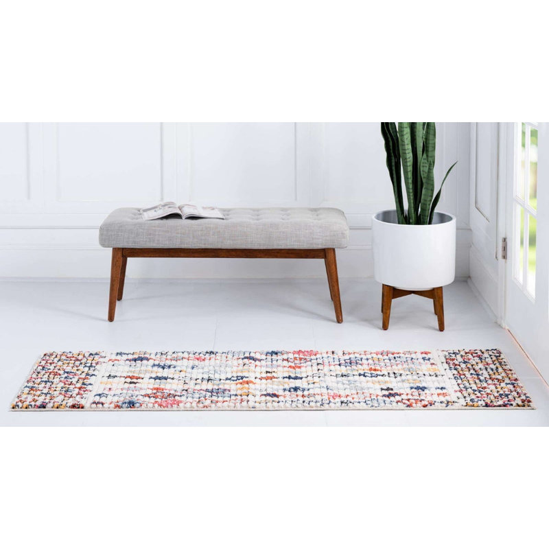 Victorville Abstract Indoor Rug, Runner 2'2" x 6'