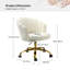 Rasnick 59cm W Modern Velvet Swivel Tufted Office Chair-1392450216