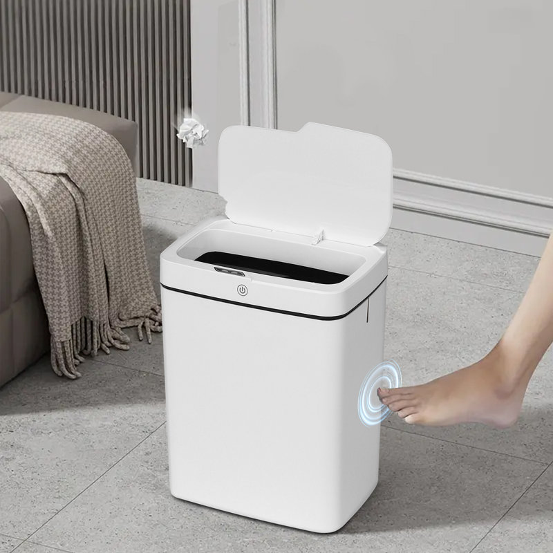 3-Mode 18L Motion Sensor Trash Can (Battery-Powered), 18 Gallons