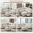 Chenille Upholstered Sectional Sofa Couch With Ottoman-120142584