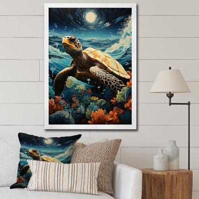 Baroda " Teal Gray Ocean Coastal Serenade Pastoral II "