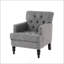 Fauteuil club capitonné