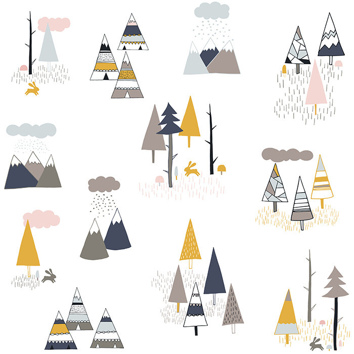 Beeching Matte Mural, 250 x 250cm