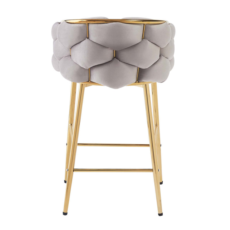 Ensemble de 2 tabourets de comptoir Modern, Gris