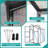 6X8 FT Polycarbonate Walk-In Greenhouse, Raised Base-128769453