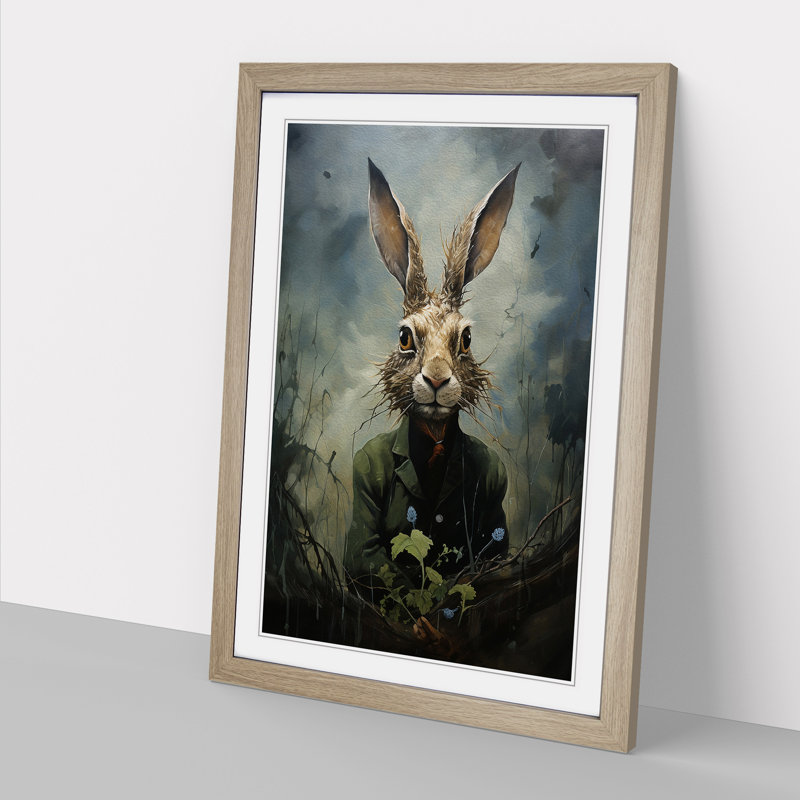 Hare Conceptual No.2 - Framed Print