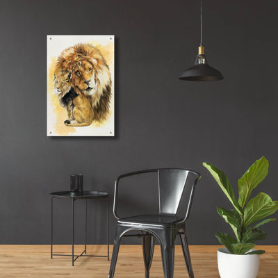 «Protector» par Barbara Keith - peinture sans cadre