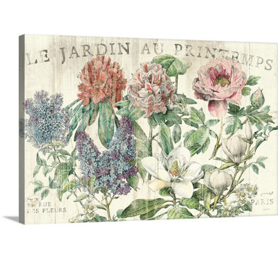 « le jardin printemps » par sue schlabach, impression