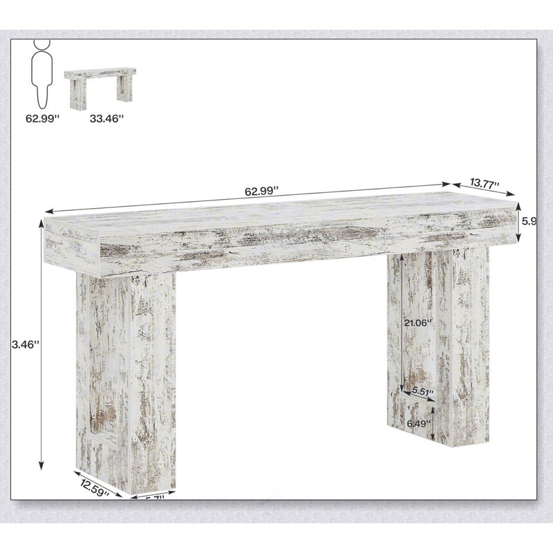 Meuble télé stable, console élégante, table d'appoint en bois