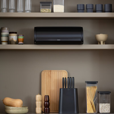 Boîte à pain à couvercle roulant Brabantia