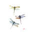 Dragonflies 1 Piece Painting on Canvas-42156653-56751059