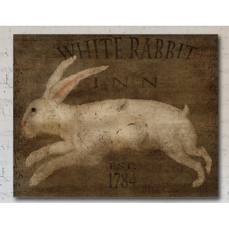 Rabbit Inn Gallery Wrapped Canvas Decorative Accent