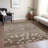 Machine Washable Indoor/Outdoor Xhevrie Taupe Rug-611957519