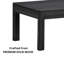 NTC Flow Modern Wooden Rectangle Coffee Table with Hidden Drawer – Waterproof & Heat Resistant-108309160