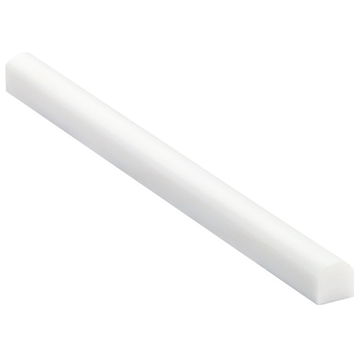 Bond Tile Bianco Dolomite 0.75 In. X 12 In. Polished Marble Pencil ...