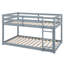 Low Profile Bunk Bed, with Dual Platforms and Ladder