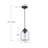 Modern Single Pendant Light with Clear Glass Shade