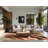 Soft Plush Iseminger Pele Bold & Eclectic Modern Arc Area Rug in Pink – Beige Binding-404672133