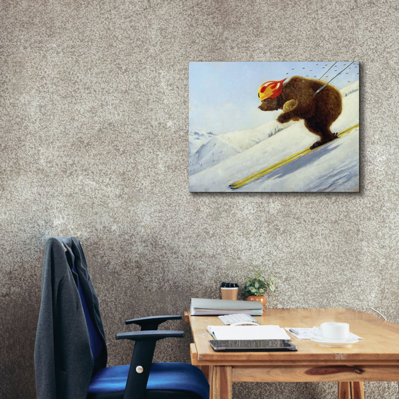  «The Heist» par Lucia Heffernan, art mural sur toile, 34 po x 26 po