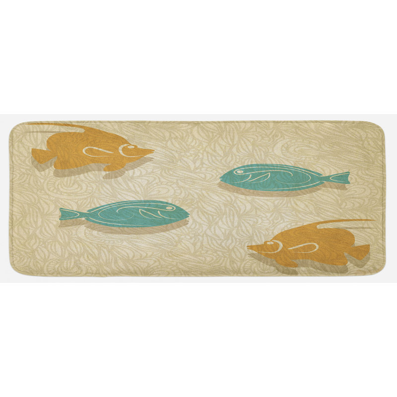 Tapis de cuisine Fish and Wave