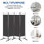 164.1cm W x 175cm H 4 - Panel Folding Room Divider-1938180331