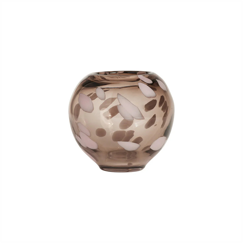 Jali Handmade Glass Table Vase