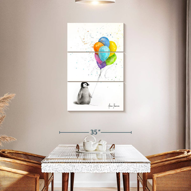 Brampt Positive Penguin, 65" H x 42" W