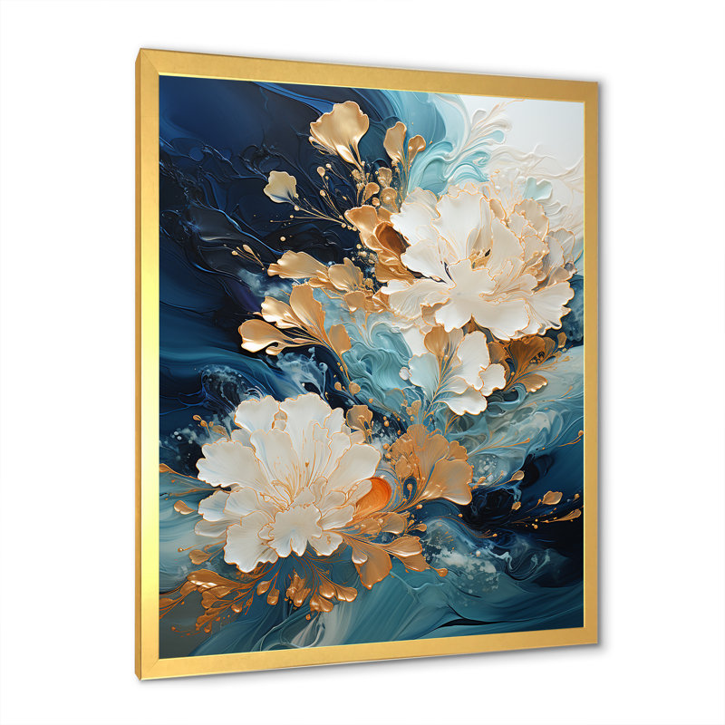 «Blue Storm», impression d'art mural «Storms», Toile tendue, H 40 po x l 30 po