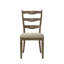 Filoli Brown Composite Wood Side Chair (Set Of 2) With Ladder Back