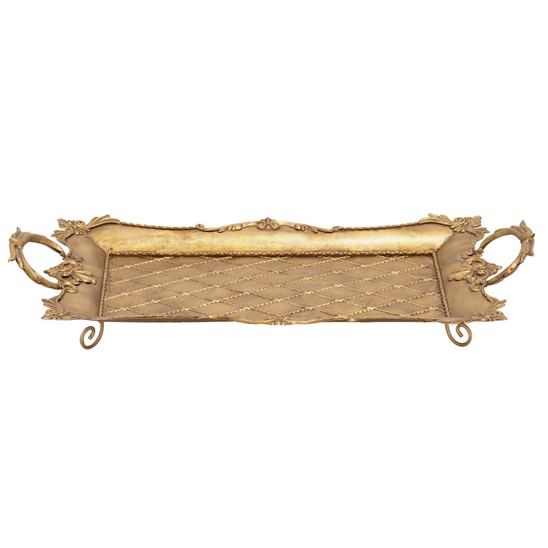 Plateau de table repose-pieds, Or