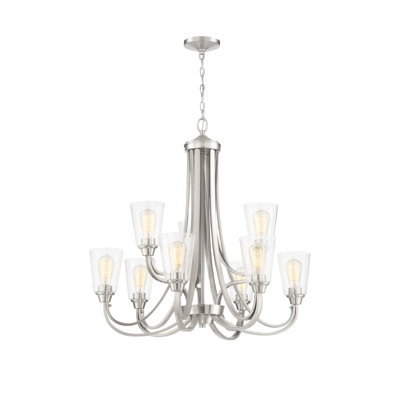 9 - Light Dimmable Classic / Traditional Chandelier