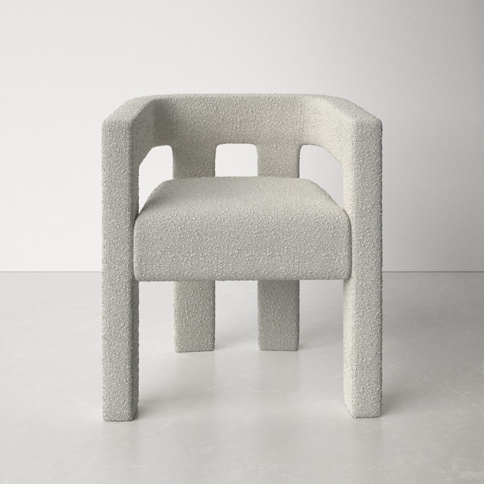 Marcella Fabric Solid Back Arm Chair By AllModern