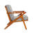 Jalaiya Fabric Accent Chair with Rubberwood Legs-2029866624