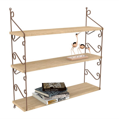 Dure 3 Piece Accent Shelf with Adjustable Shelves