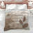 Beige Floral Composition Comforter-128700433