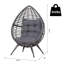 Chaise de terrasse avec coussins Luxembourg-990205794-990205793