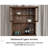Nordic Oak Multifunctional Kitchen Food Cabinet