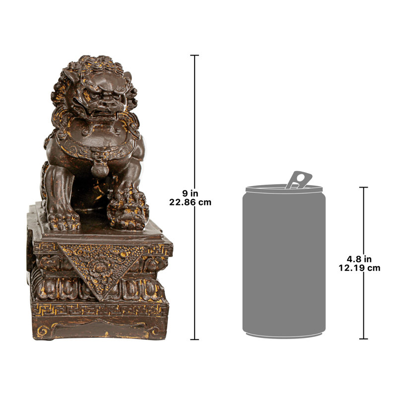 Chinese Guardian Female Foo Dog Figurine