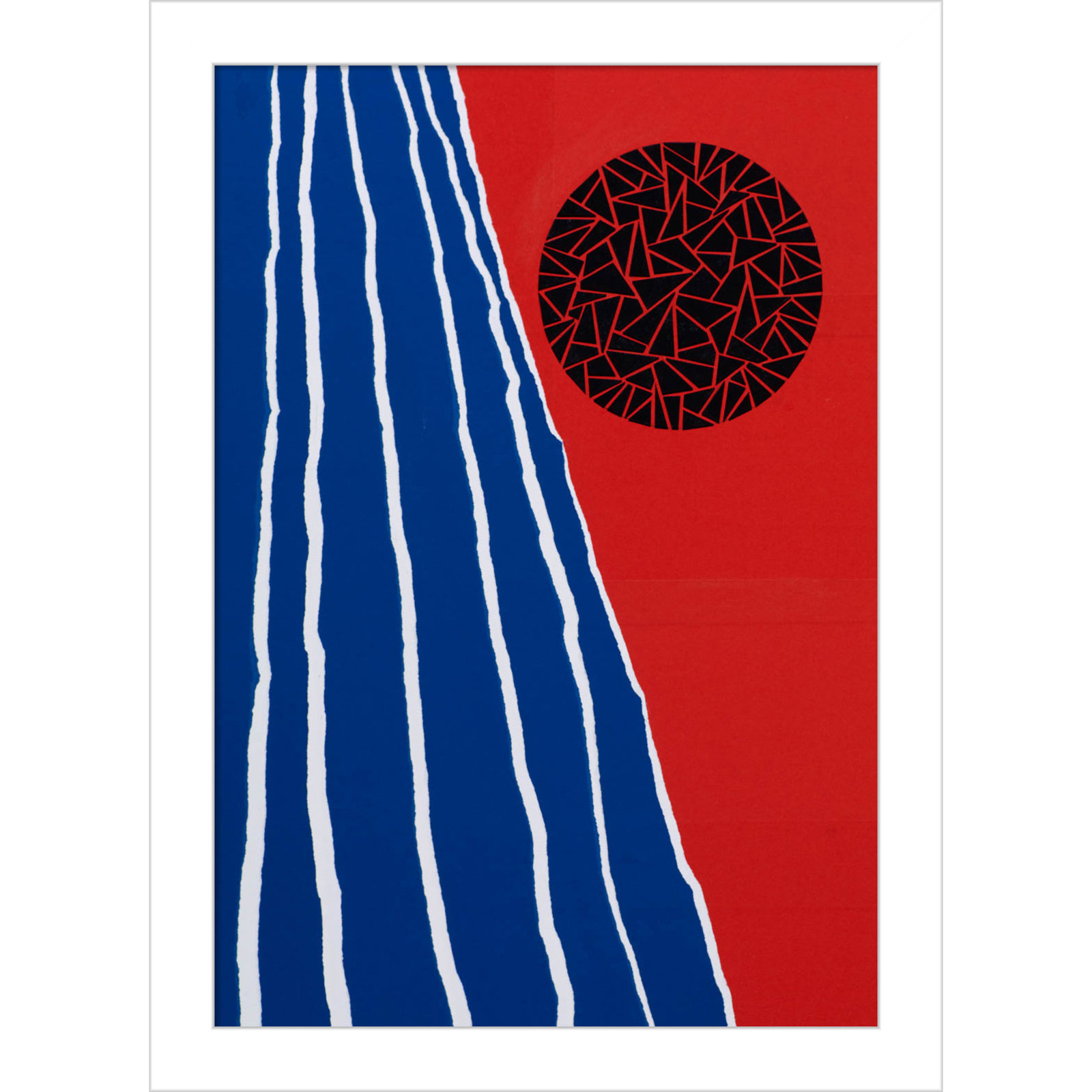 Orbis Factor by Alex Dunn, White, 13" H x 10" W x 1" D