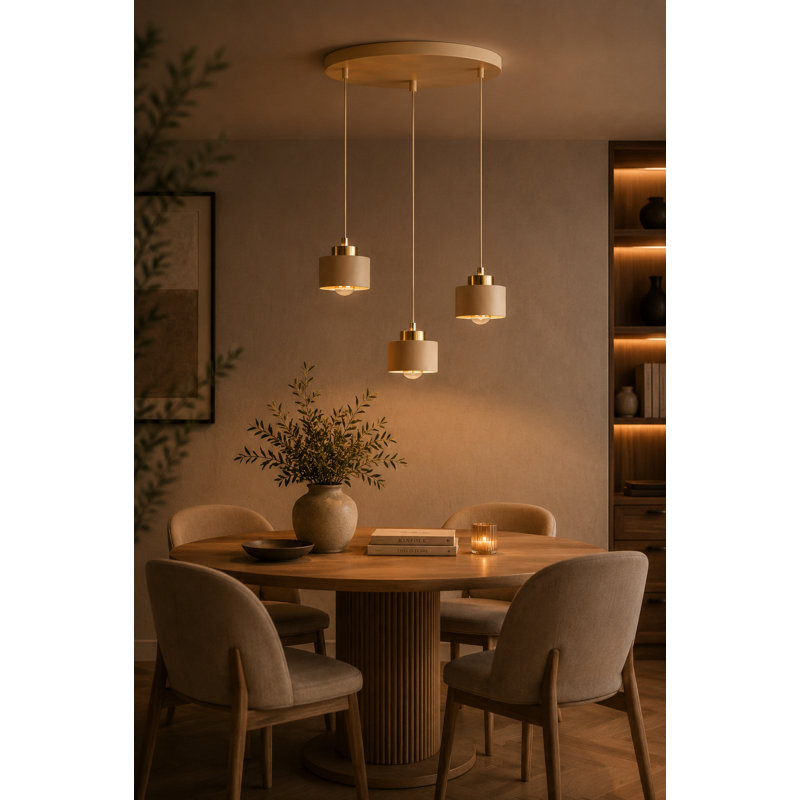 - Light Pendant, 34, Beige/Gold, 3
