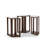 Siobhan Mirrored Glass Top Nesting Tables-2074795300
