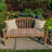 Casual Cushion Outdoor Throw Pillow, Sunbrella Fade & Water Resistant for Patio Furniture, Adirondacks & Porch Swings, 20"W x 20"L, 6" thick, Reversible, Spectrum Sand-129892914-129892913