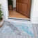Machine Washable Indoor/Outdoor Xhevrie Teal Rug