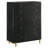Kevin 5-piece Queen Bedroom Set Black and Grey-97560931-129848048