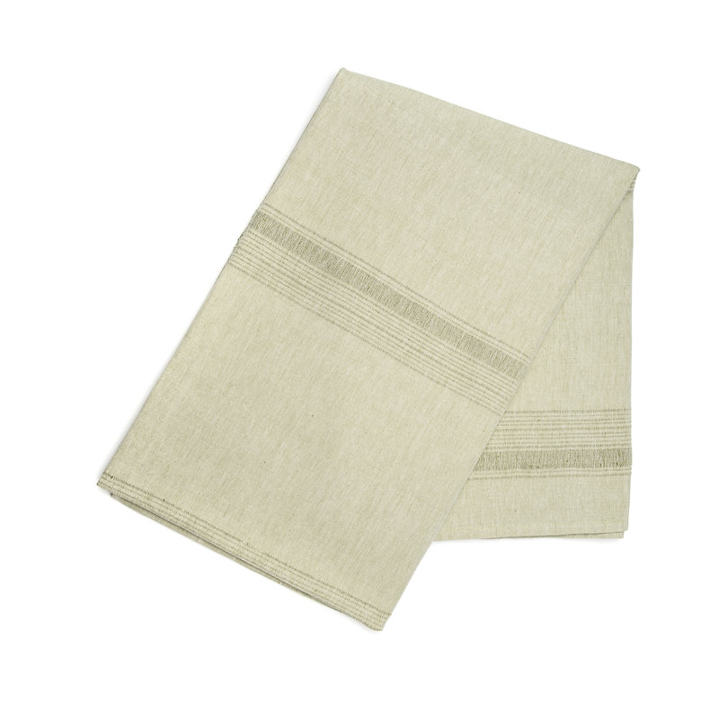 Glenaire Tablecloth, Blue/Ivory, 108" W x 70" L