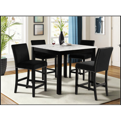 Table de salle à manger ronde moderne en verre trempé avec plateau transparent et pieds en métal galvanisé, pour les cuisines et les salles à manger contemporaines
