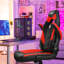 Chaise de bureau ergonomique et pivotante en cuir synthétique N-Gen-109379758