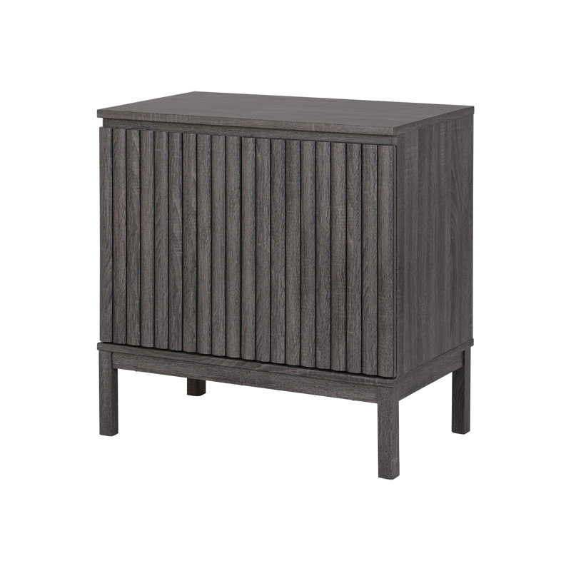 Marteen 2-Piece Cabinet Set, Charred Black